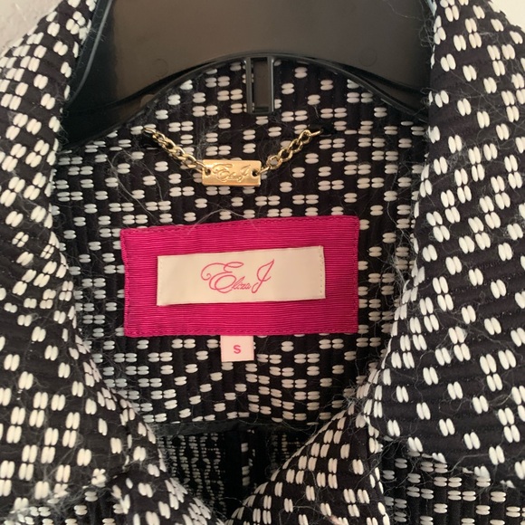 Eliza J Spring Jacquard Coat Womans 
